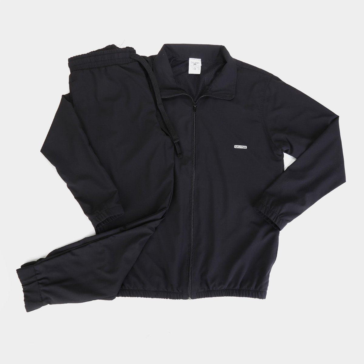 Conjunto De Agasalho Gajang Jaqueta E Calça Sport Masculino - Preto Menor preço em Conjunto De Agasalho Gajang Jaqueta E Calça Sport Masculino - Preto