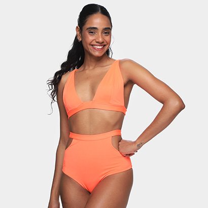 Conjunto de Biquini Hang Loose Sutiã Inspira e Hotpant - Feminino