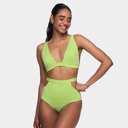 Conjunto de Biquini Hang Loose Sutiã Inspira e Hotpant - Feminino