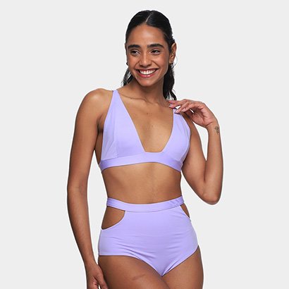 Conjunto de Biquini Hang Loose Sutiã Inspira e Hotpant - Feminino