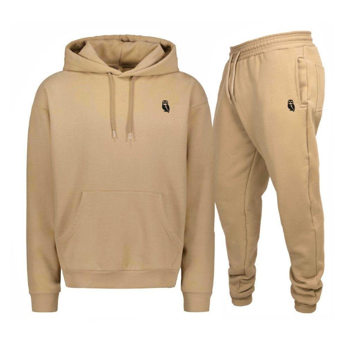 Conjunto De Moletom Calça E Blusa De Frio Bolso Canguru E Capuz Ajustável - Bege é ruim? Conjunto De Moletom Calça E Blusa De Frio Bolso Canguru E Capuz Ajustável - Bege é boa?