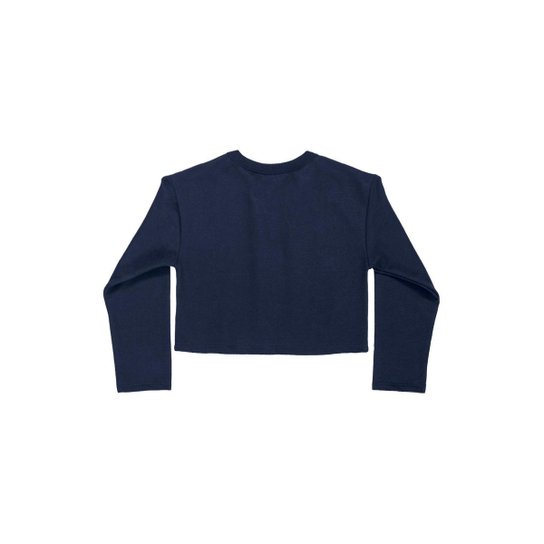 Conjunto de Moletom com Blusão Cropped e Calça Bee Loop