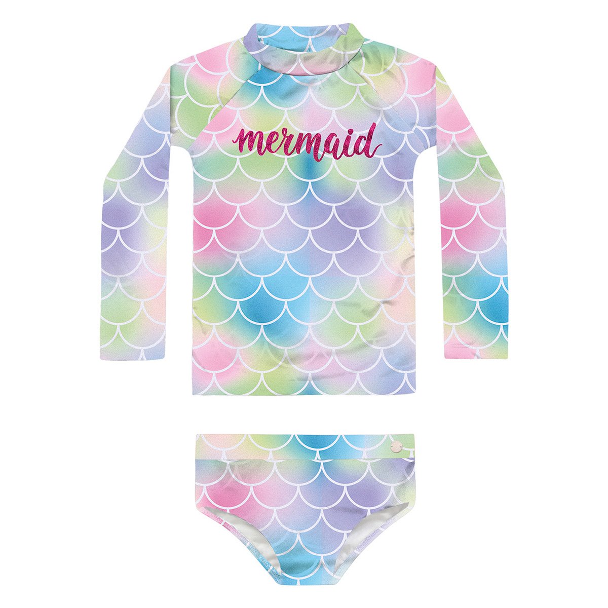 Conjunto de Praia Infantil Fakini Proteção UV 50+ Tie Dye Feminino - Verde claro é ruim? Conjunto de Praia Infantil Fakini Proteção UV 50+ Tie Dye Feminino - Verde claro é boa?