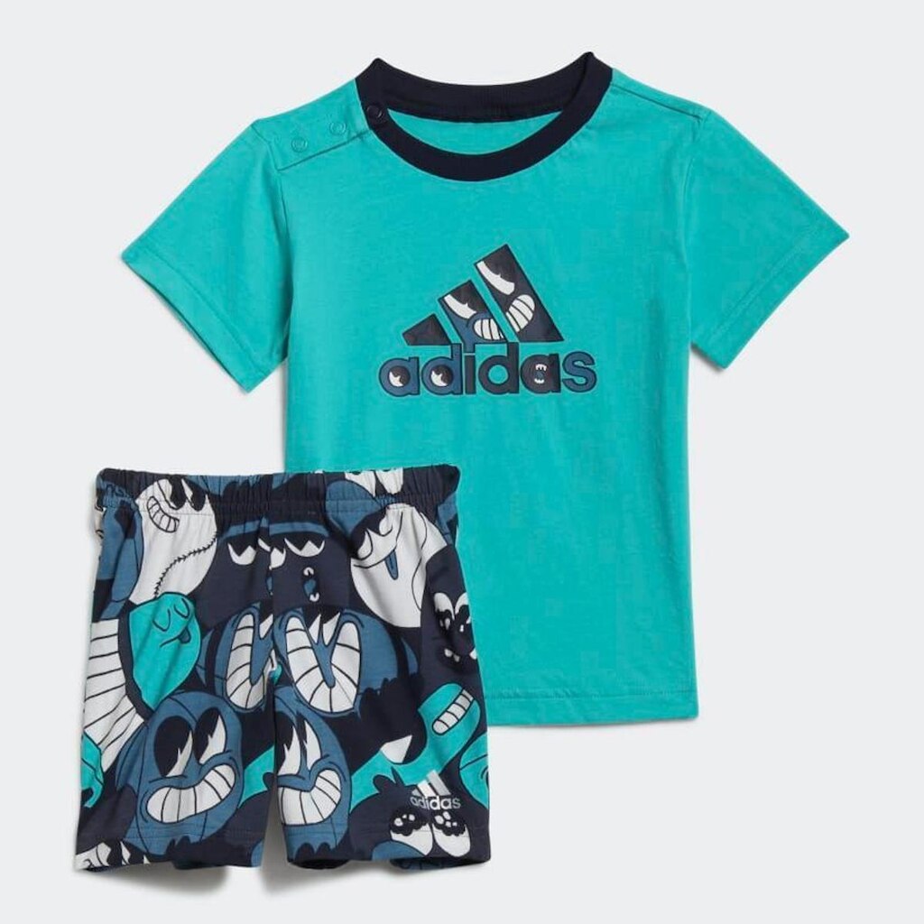 Conjunto Estampado Summer Ball - Turquesa adidas HF1967