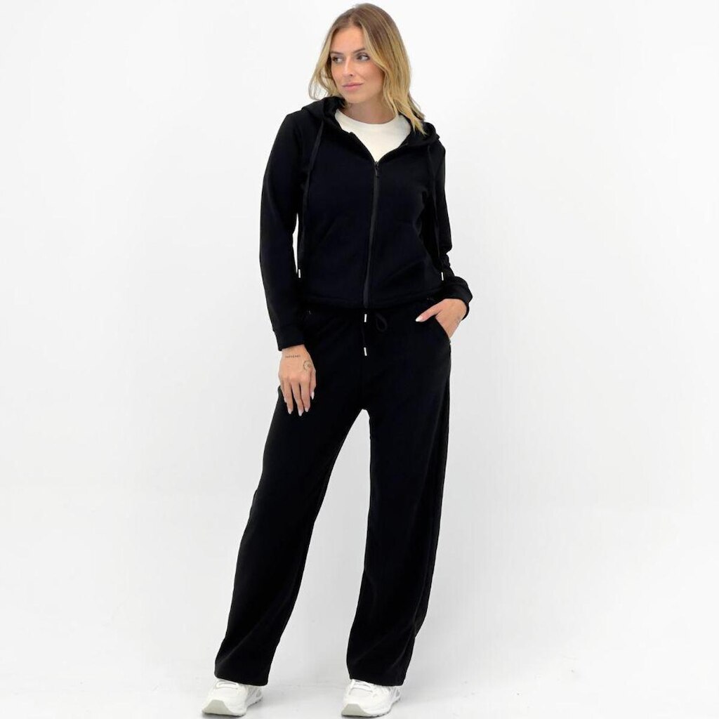 Conjunto Facinelli de Helanca com Blusa e Calça Reta Feminina