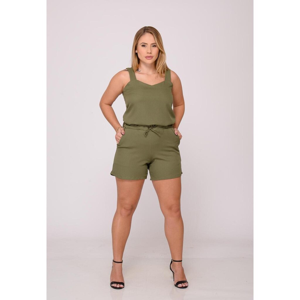 Conjunto Feminino 7938 Army Green