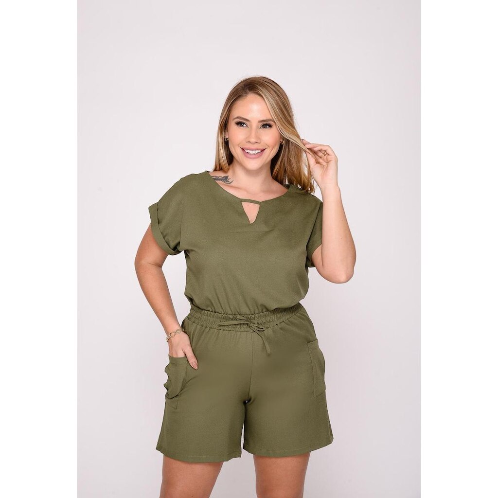 Conjunto Feminino 7949 Army Green