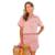 Conjunto Feminino Camisa Cropped Moda Utilitária e Shorts Cintura Alta em Linho com Elastano - Rosa