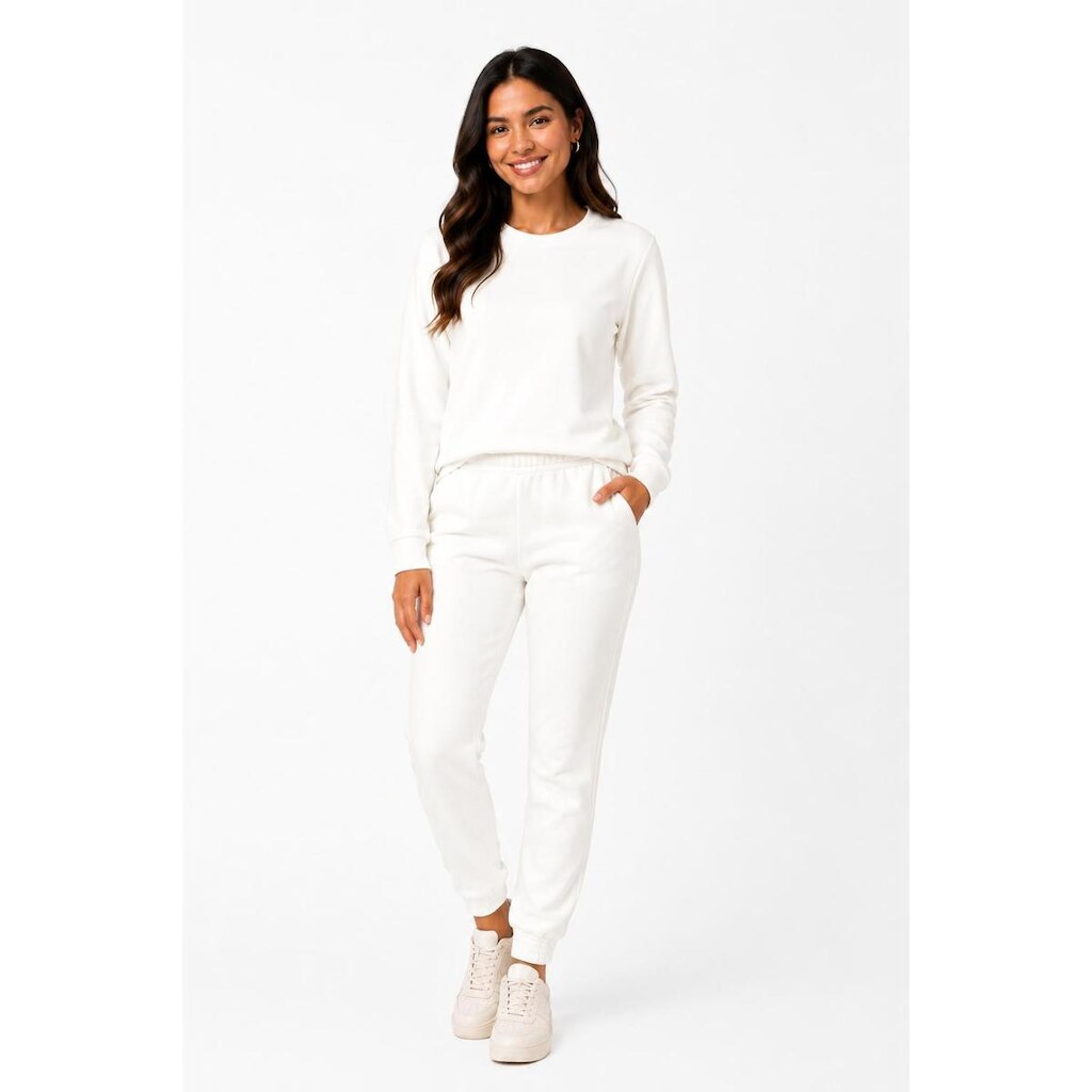 Conjunto Feminino D Bell Outlet Fashion Casual OffWhite
