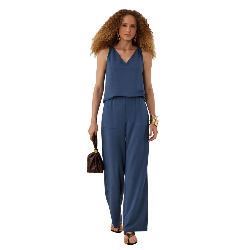 Conjunto Feminino Lunender Com Regata E Calça C0280