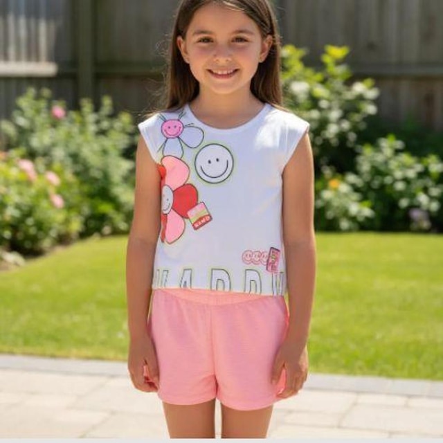Conjunto Feminino Smile Kely Kety Shorts Moletinho