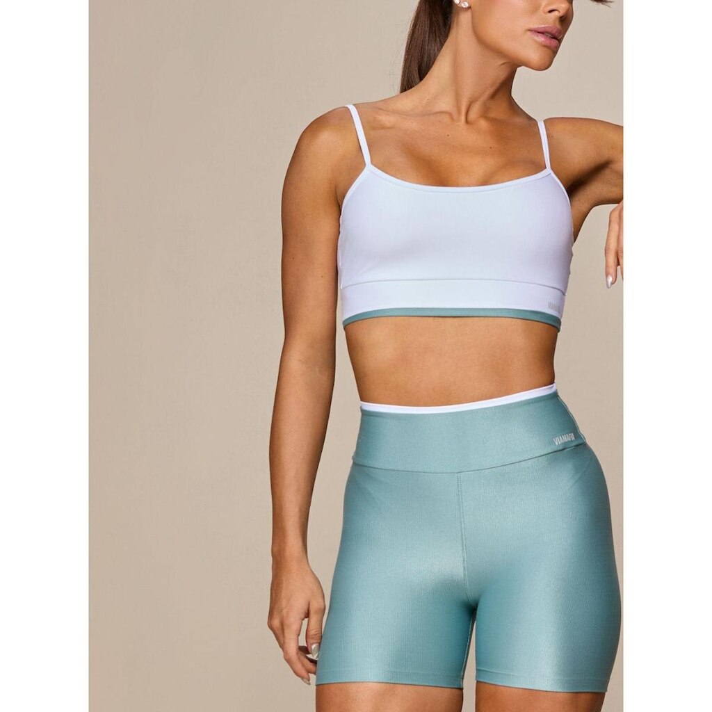 Conjunto Fitness Top E Short Amber Viamafia
