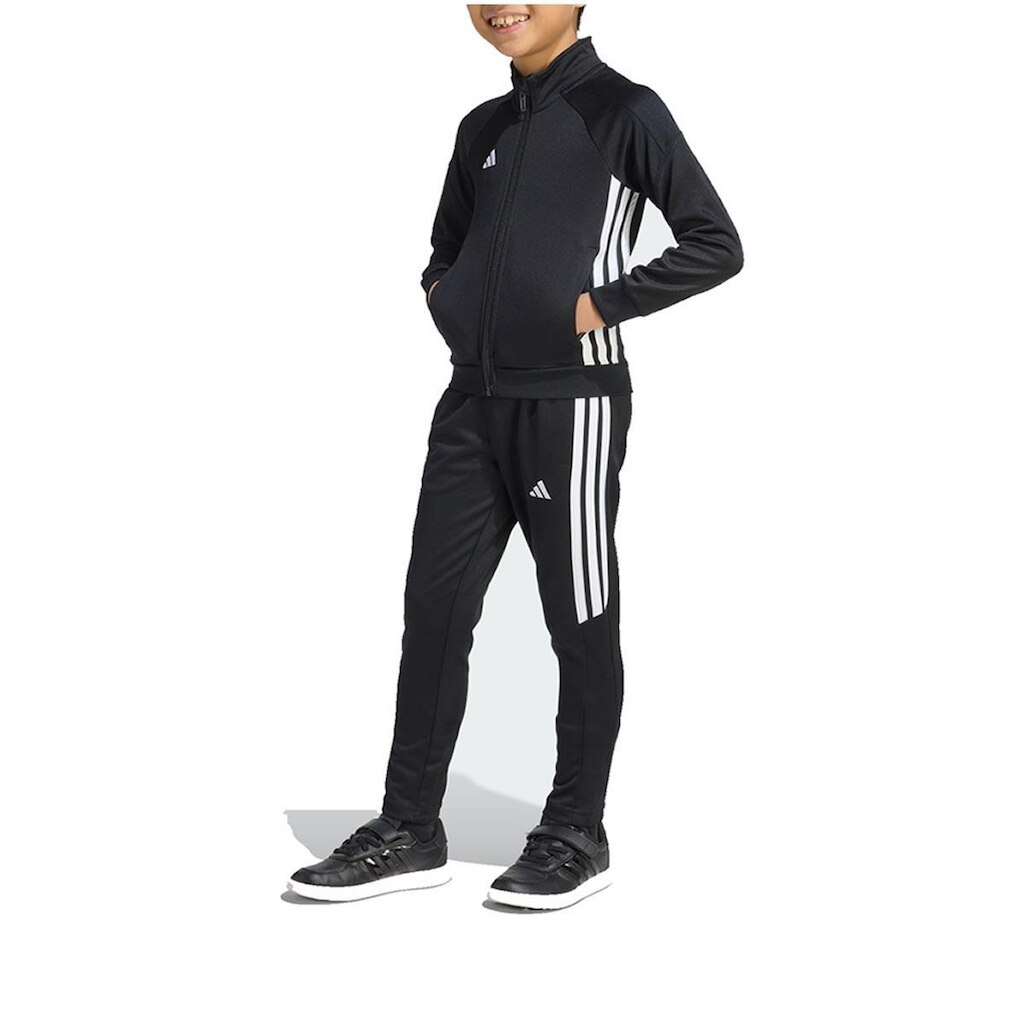 Conjunto Infantil Adidas Agasalho Essentials Tiro Preto