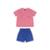 Conjunto Infantil Bata e Bermuda Guloseima - Laranja