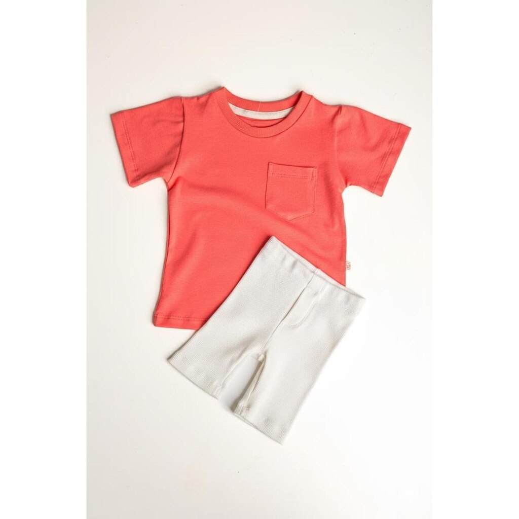 Conjunto Infantil Bebê Esportivo Camiseta Shorts Biker
