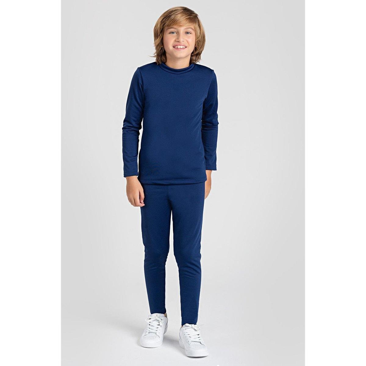 Conjunto Infantil BLUSA + CALÇA TÉRMICA Menor preço em Conjunto Infantil BLUSA + CALÇA TÉRMICA