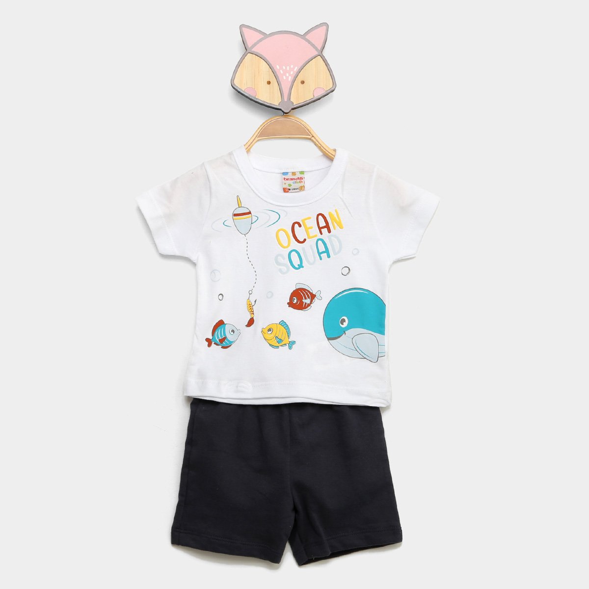 Conjunto Infantil Brandili Ocean Camiseta + Short Menino - Branco é ruim? Conjunto Infantil Brandili Ocean Camiseta + Short Menino - Branco é boa?