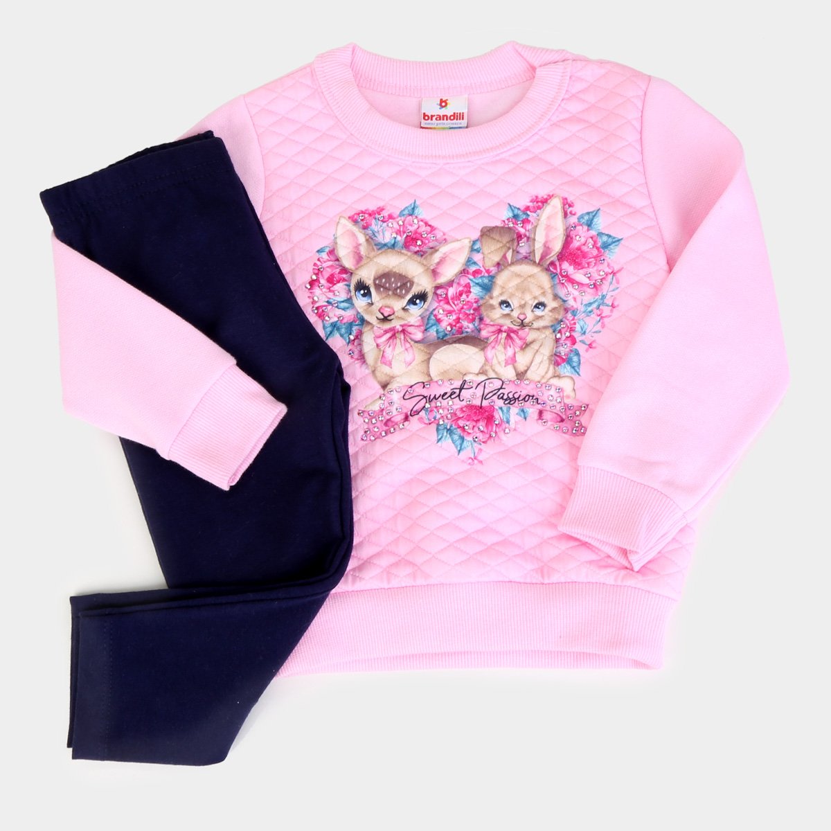 conjunto de moletom brandili feminino