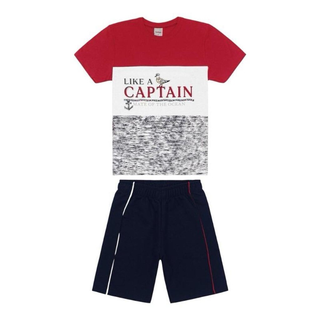 Conjunto Infantil Camiseta com Bermuda Rovi Kids