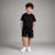 Conjunto Infantil Camiseta e Bermuda - Preto