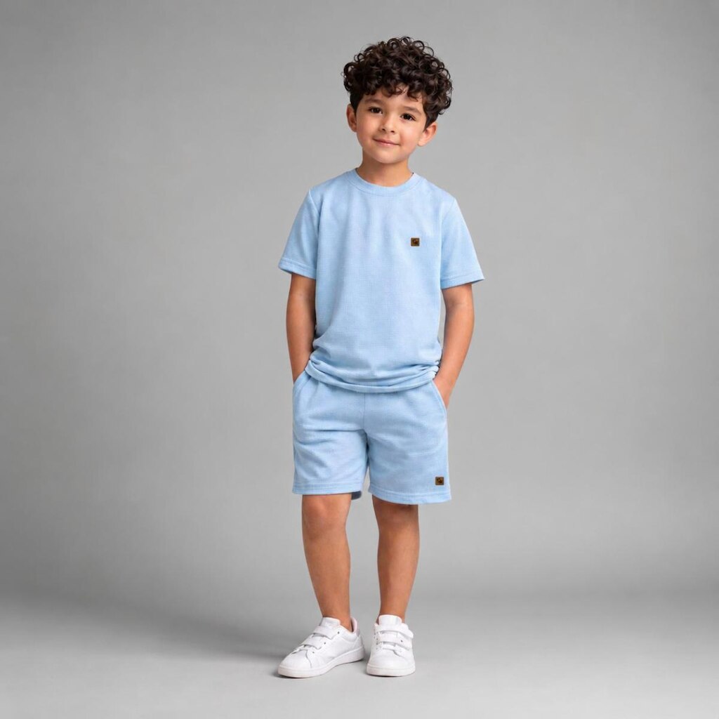 Conjunto Infantil Camiseta e Bermuda