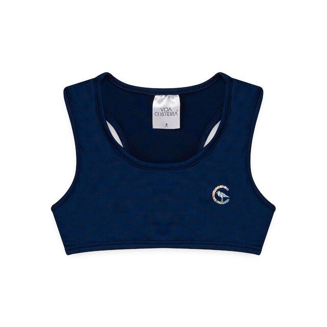 Conjunto Infantil Cropped UV 50+ Nadador Feminino