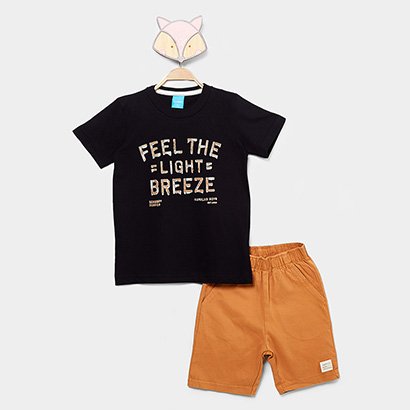 Conjunto Infantil Curto Kamylus Casual Menino - Masculino