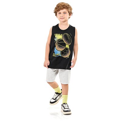 Conjunto Infantil Curto Kamylus Casual Menino - Masculino