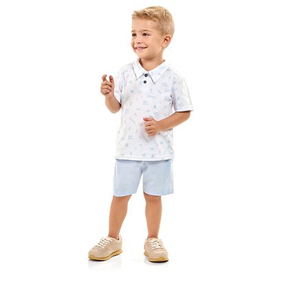 Conjunto Infantil Curto Kamylus Casual Menino - Masculino