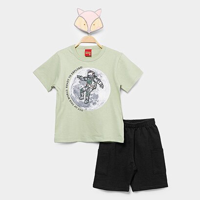 Conjunto Infantil Curto Kyly Astronauta Menino - Masculino