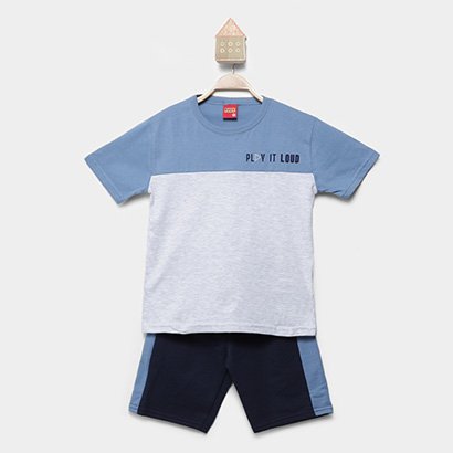 Conjunto Infantil Curto Kyly Básico Menino - Masculino