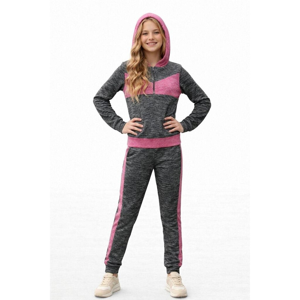 Conjunto Infantil D Bell Outlet Fashion Texturizado Preto