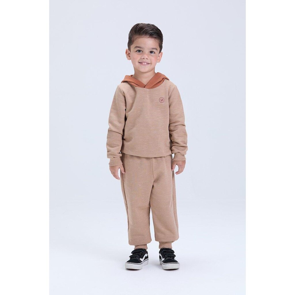 Conjunto Infantil de Inverno Masculino Moletom Jet