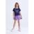 Conjunto Infantil de Verão Menina Girl Team - Azul Escuro