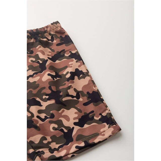 Conjunto Infantil de Verão Regata e Bermuda Camuflada