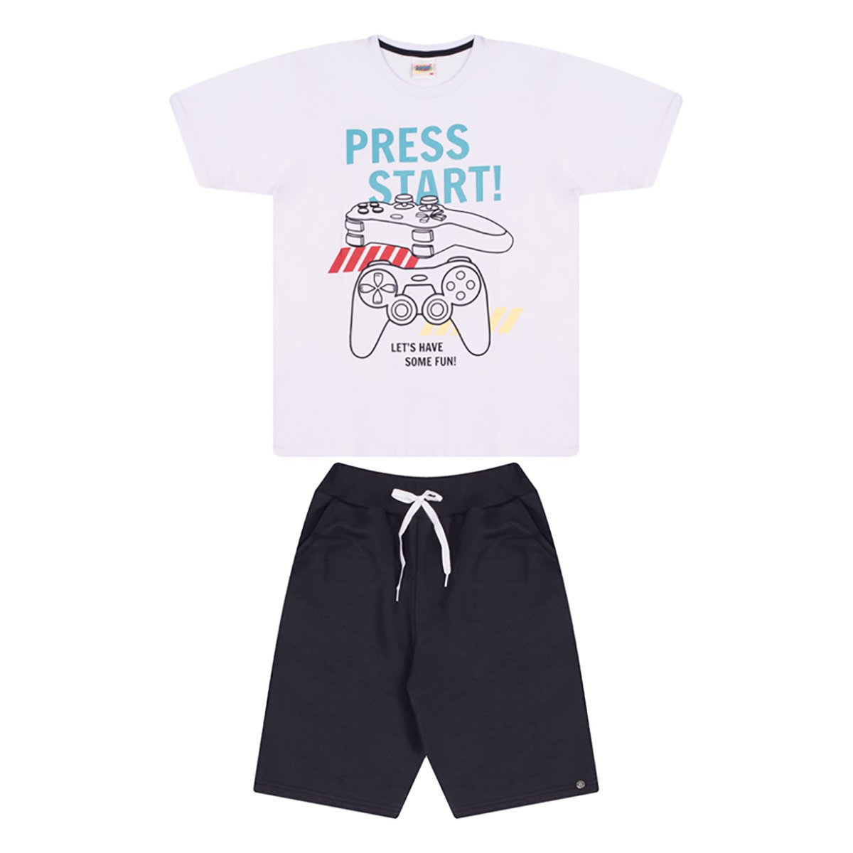 Conjunto Infantil Duzizo Game Masculino - Branco é ruim? Conjunto Infantil Duzizo Game Masculino - Branco é boa?