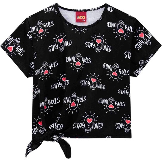 Conjunto Infantil Feminino Blusa + Short Kyly 111531.40106.10 Kyly