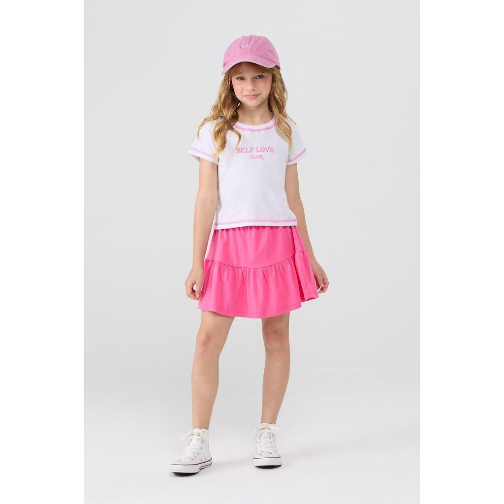 Conjunto Infantil Feminino de Verão Self Love Club