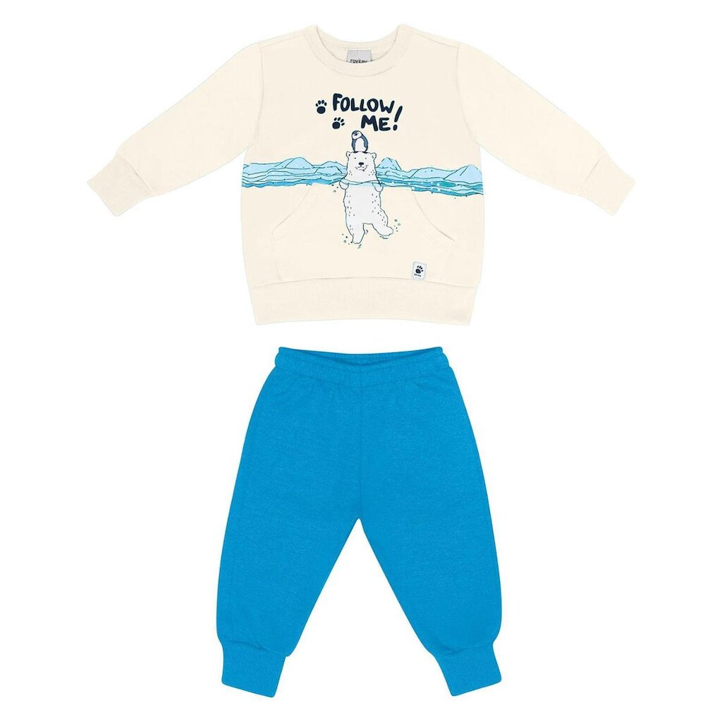 Conjunto Infantil Follow Me Rovitex Baby Bege