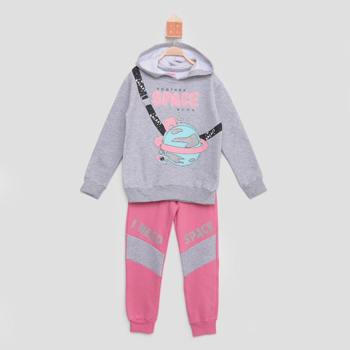 grey space moletom com capuz