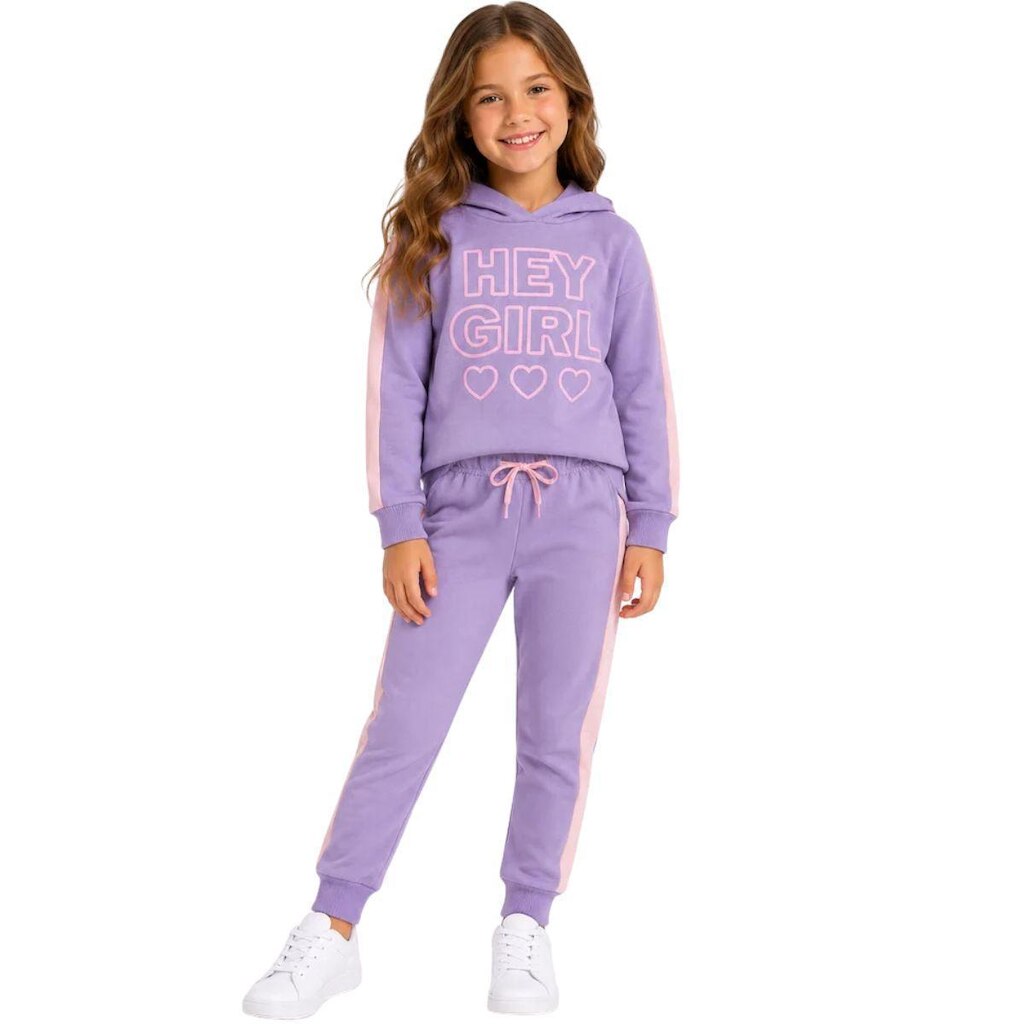 Conjunto Infantil Inverno Menina Hey Girl Iaia