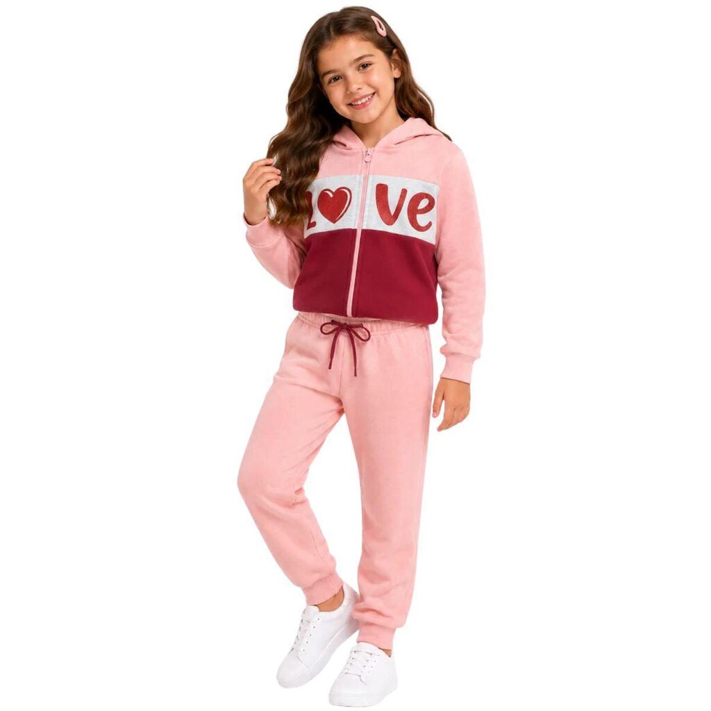Conjunto Infantil Inverno Menina Love Iaia