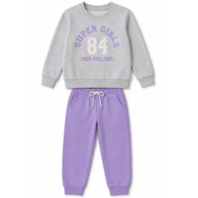 Conjunto Infantil Inverno Menina Super Girls College