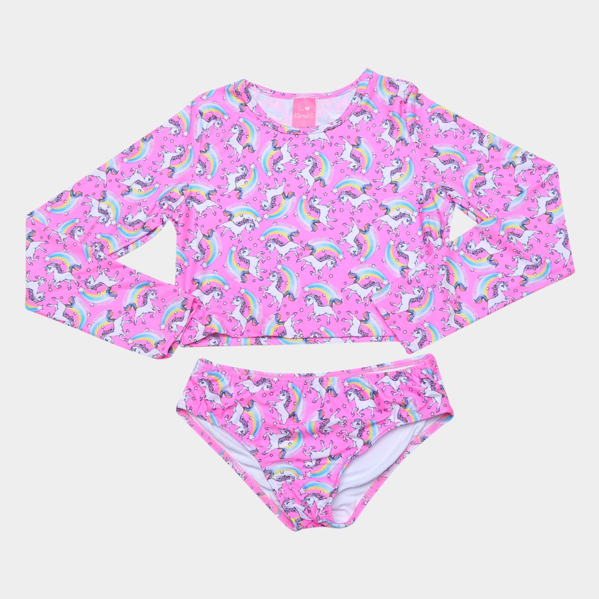 conjunto infantil com proteção uv