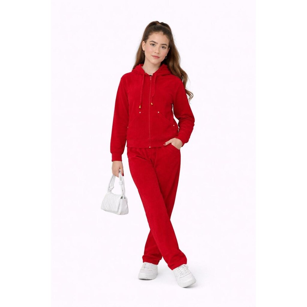 Conjunto Infantil Longo D Bell Outlet Fashion Plush Vermelho