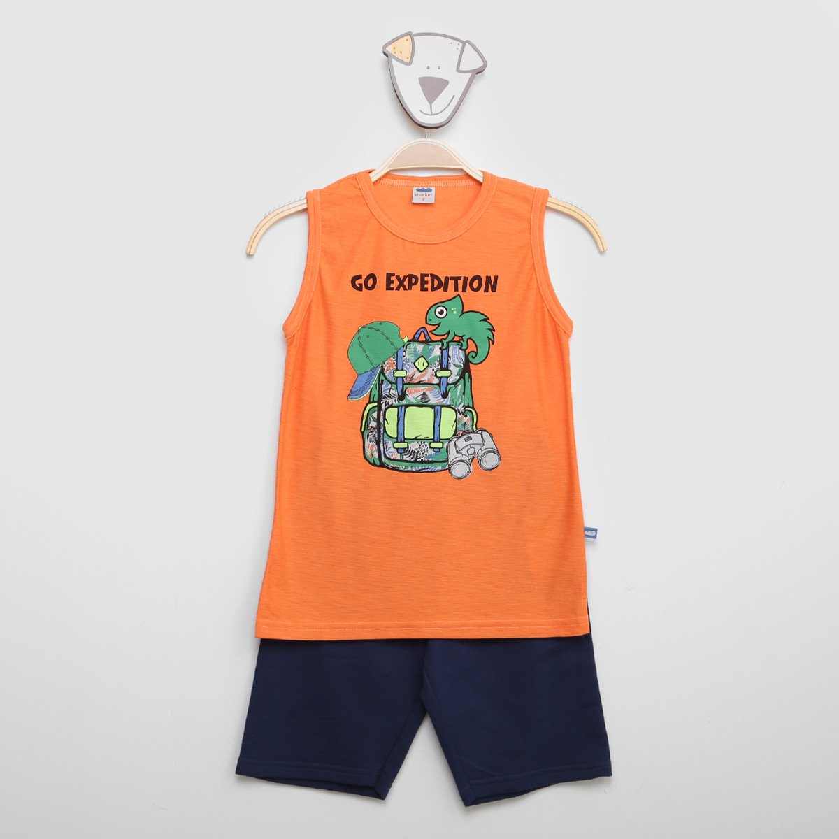 Conjunto Infantil Marlan Regata e Bermuda Go Expedition Menino 2 Peças - Laranja é boa?