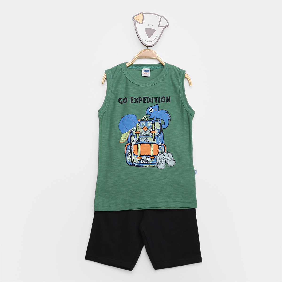 Conjunto Infantil Marlan Regata e Bermuda Go Expedition Menino 2 Peças - Verde é ruim? Conjunto Infantil Marlan Regata e Bermuda Go Expedition Menino 2 Peças - Verde é boa?