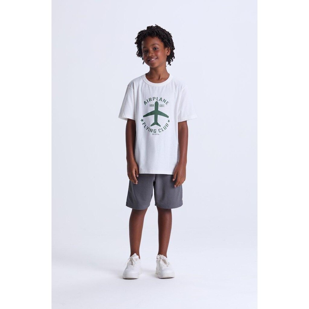 Conjunto Infantil Masculino de Verão Avião