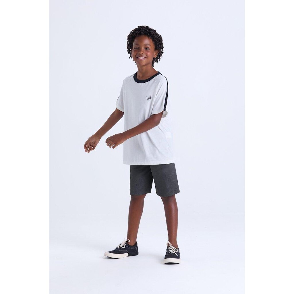 Conjunto Infantil Masculino de Verão Faixas