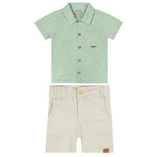 Conjunto Infantil Masculino Verde Ref. 72127 c/ Colorittá